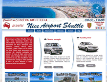 Tablet Screenshot of nice-shuttle.com